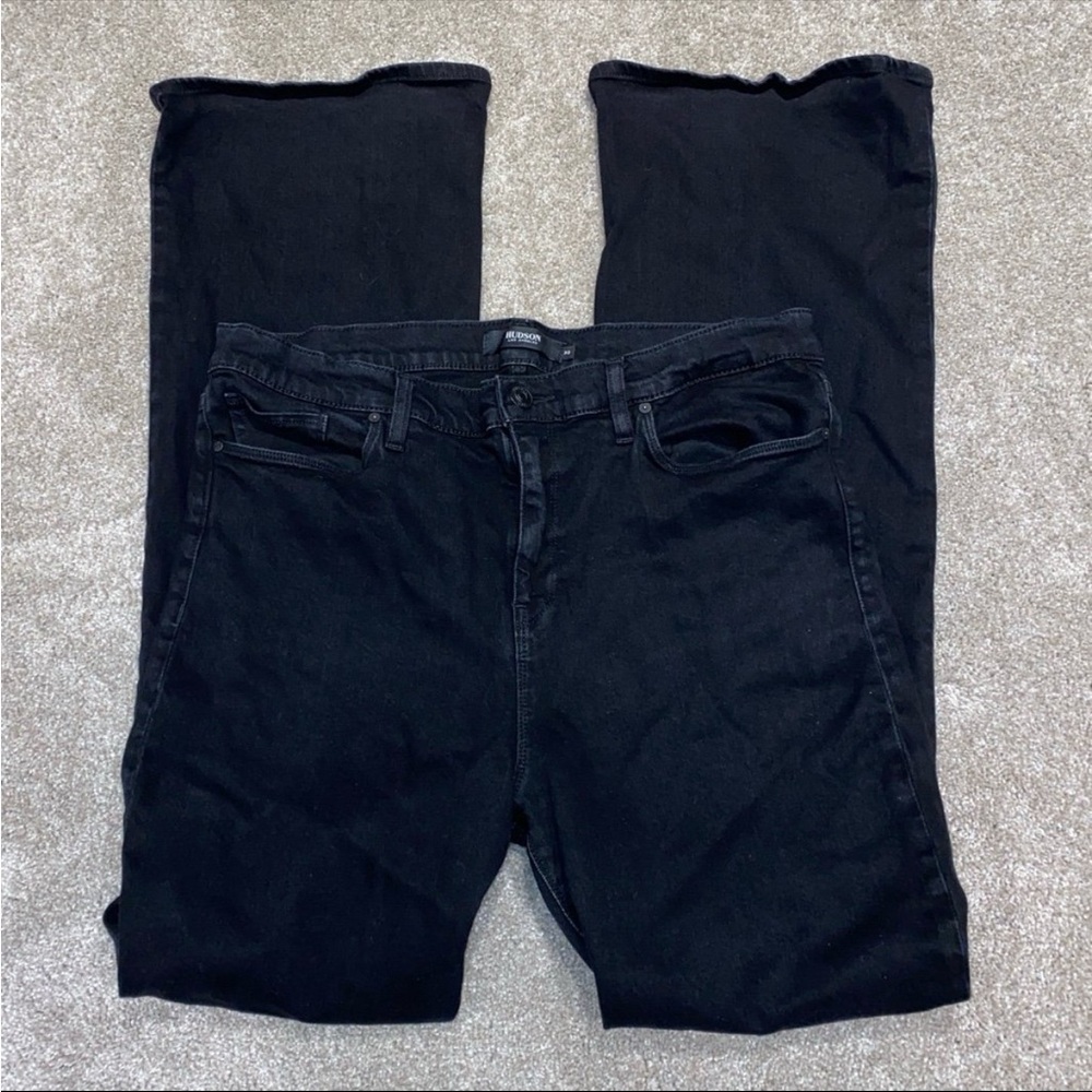 Hudson Jeans Nico Boot Black Flare Jeans Size 33